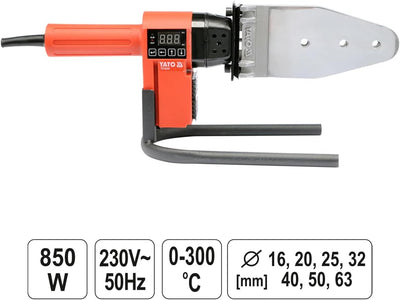 Yato PVC Plastic Pipe Welder, 850 W
