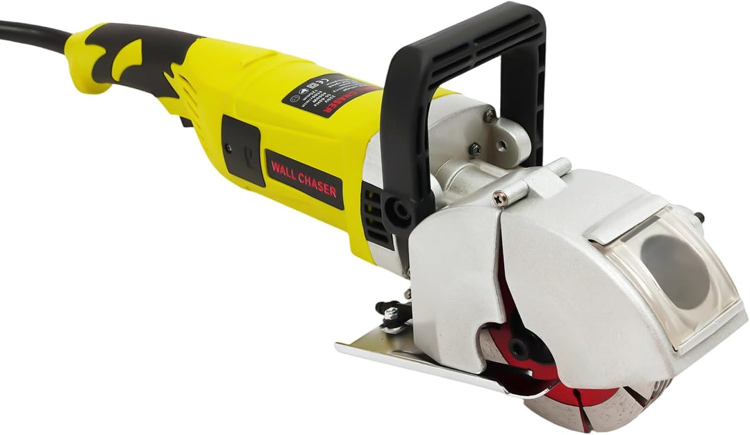 4000W Elektrische Schlitzfräse, 6500Rpm Mauernutfräse Schlitzmaschine Nutungswinkel Elektrische mit