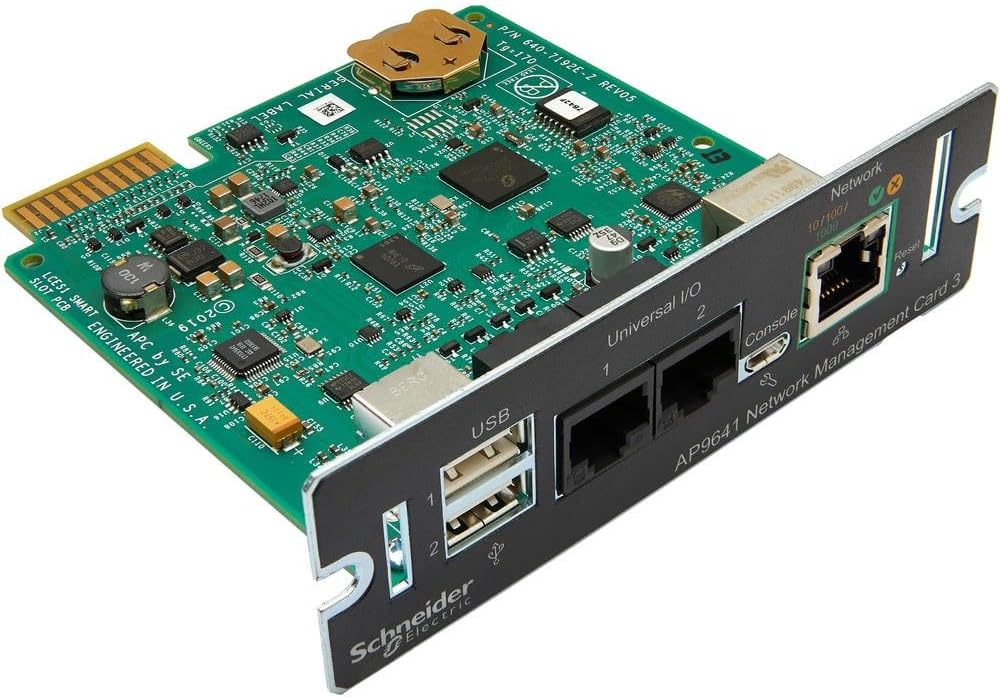 APC UPS Network Management Card with PowerChute Network Shutdown & Environmental Monitoring APC by S