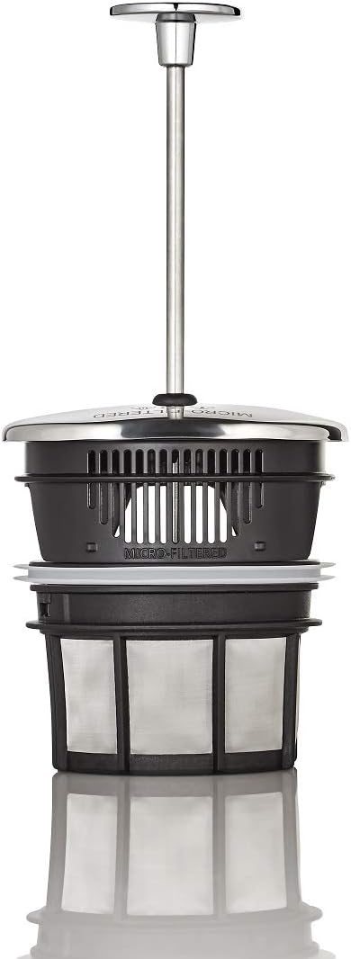ESPRO P7 French Press Kaffeebereiter – Doppelwandig isoliert aus Edelstahl mit Mikrofilter, 950 ml,