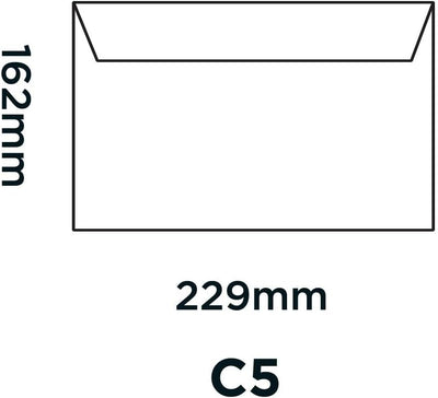 Blake Creative Colour 319 Briefumschläge Haftklebung Taubengrau C5 162 x 229 mm - 120g/m² | 500 Stüc