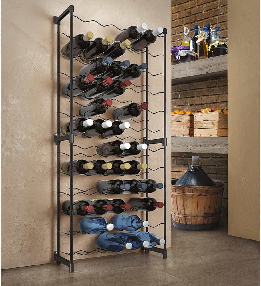Metaltex UK Ltd (DD) Metaltex Barbera 50 Flaschen, Epotherm Rohr und Draht, kunststoffbeschichtet, S