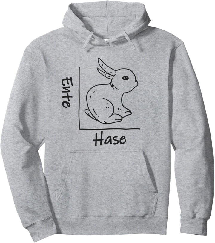 Wittgenstein Ente Hase Kaninchen Logik Optische Täuschung Pullover Hoodie