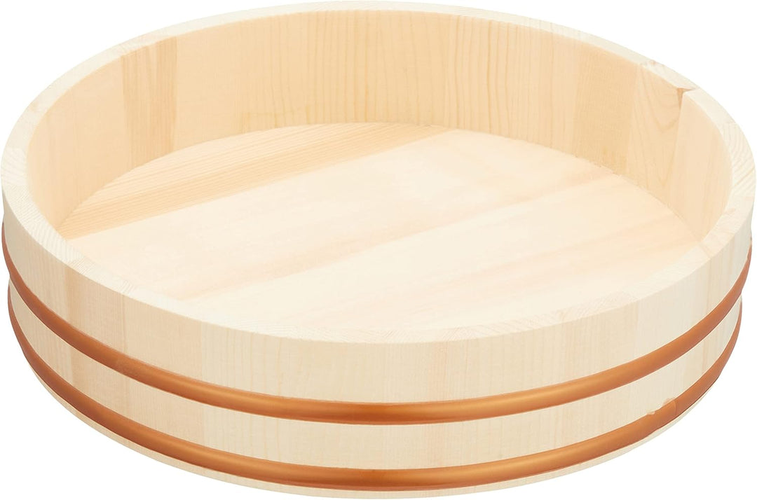 JapanBargain Wooden Sushi Oke Hangiri 33 cm #9623 13 inch