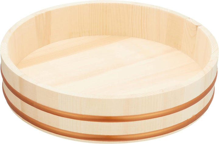 JapanBargain Wooden Sushi Oke Hangiri 33 cm #9623 13 inch