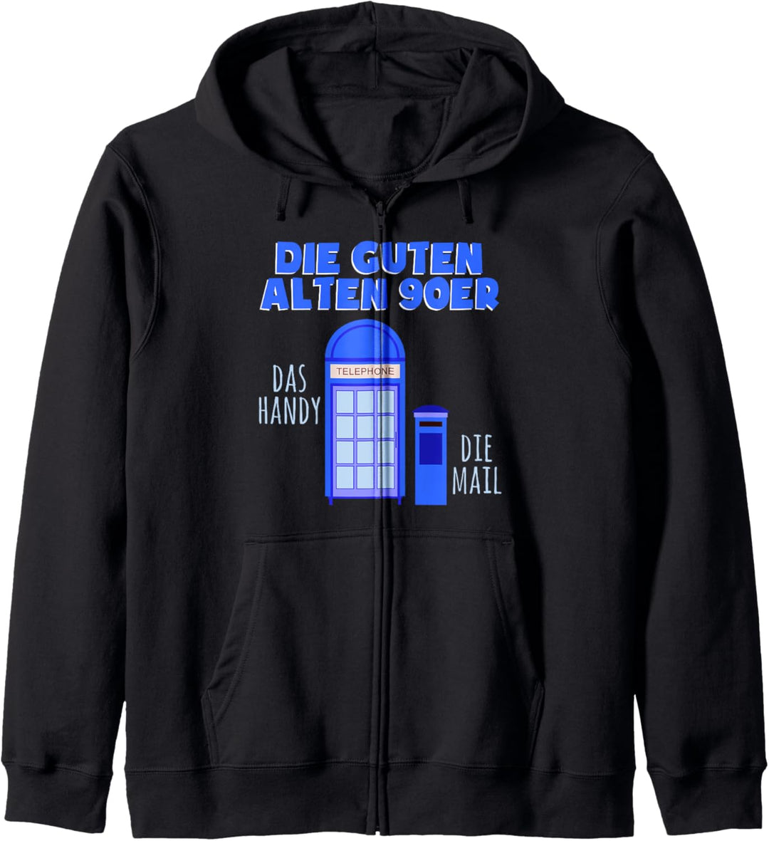 Die guten alten 90er t-Shirt love the 90s 90er Telefonzelle Kapuzenjacke