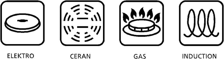 Rohe Germany Bratentopf Ravenna, 16 cm, Edelstahl 18/10, Inhalt ca. 1,4 ltr 16 cm Durchmesser, 16 cm