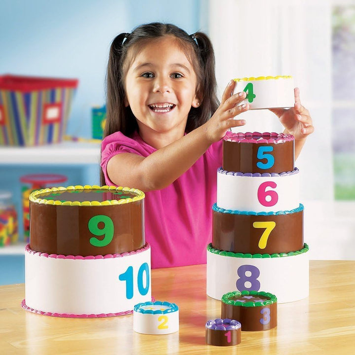 Learning Resources Smart Snacks Stapeltorte mit Zahlen