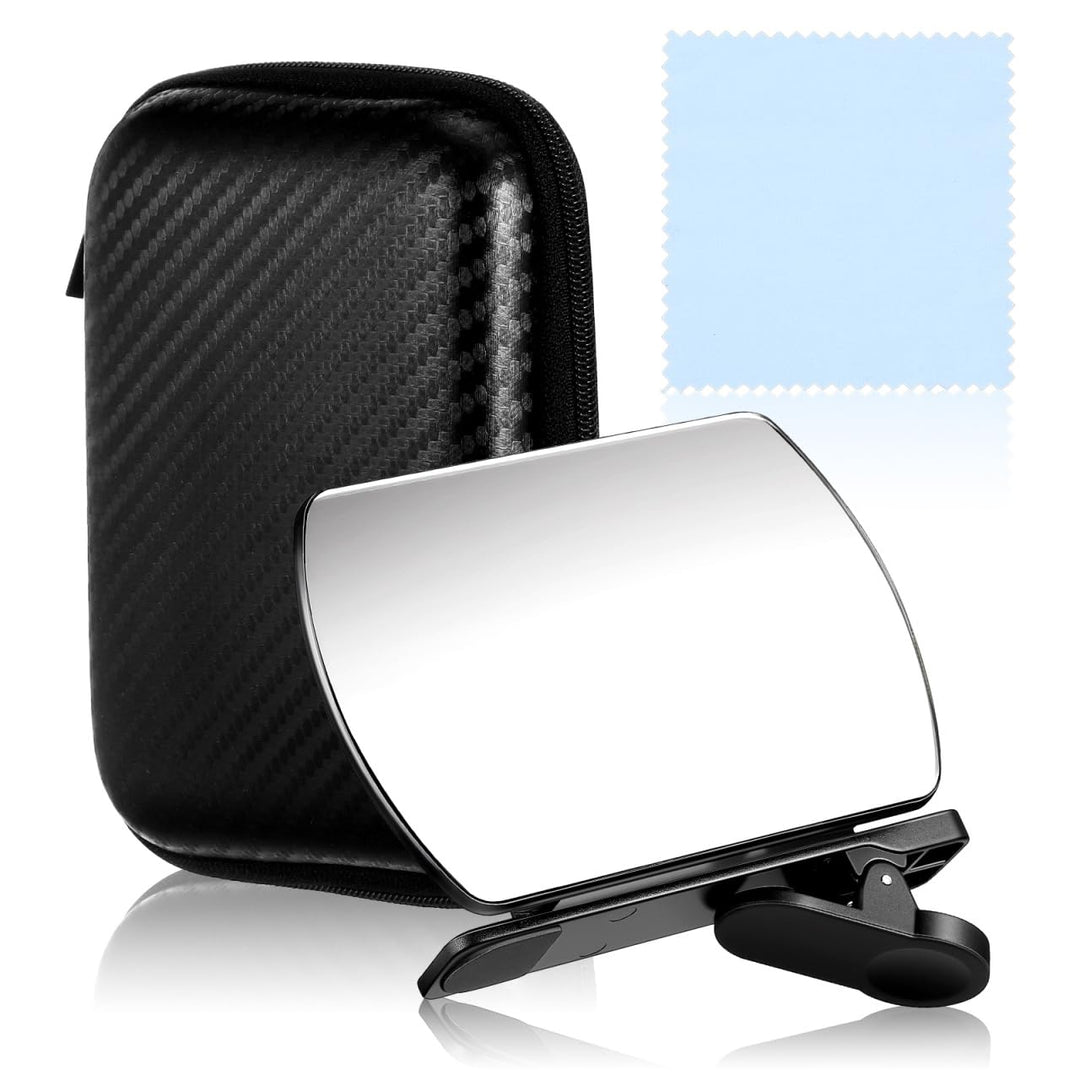 Smartphone Kamera Spiegel Reflexions Clip Set: Handy Spiegelreflektor Verstellbarer Smartphone Spieg