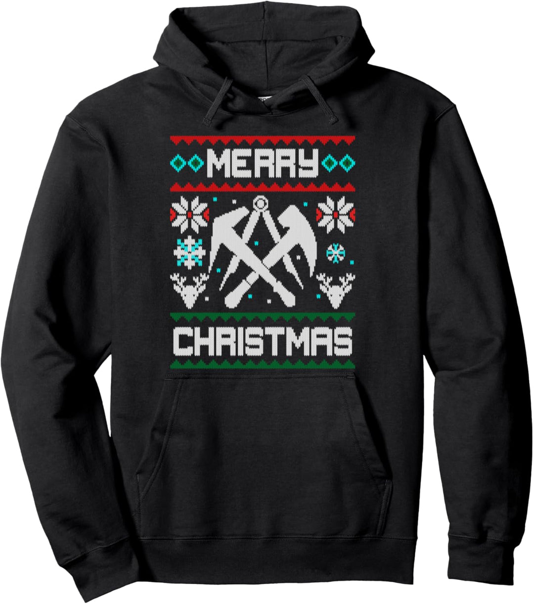 Dachdecker Zunft Merry Christmas - Weihnachten Geschenk Pullover Hoodie