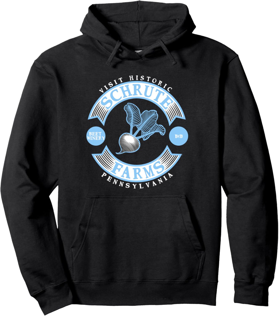 The Office Pastellblau Schrute Farmen Pullover Hoodie