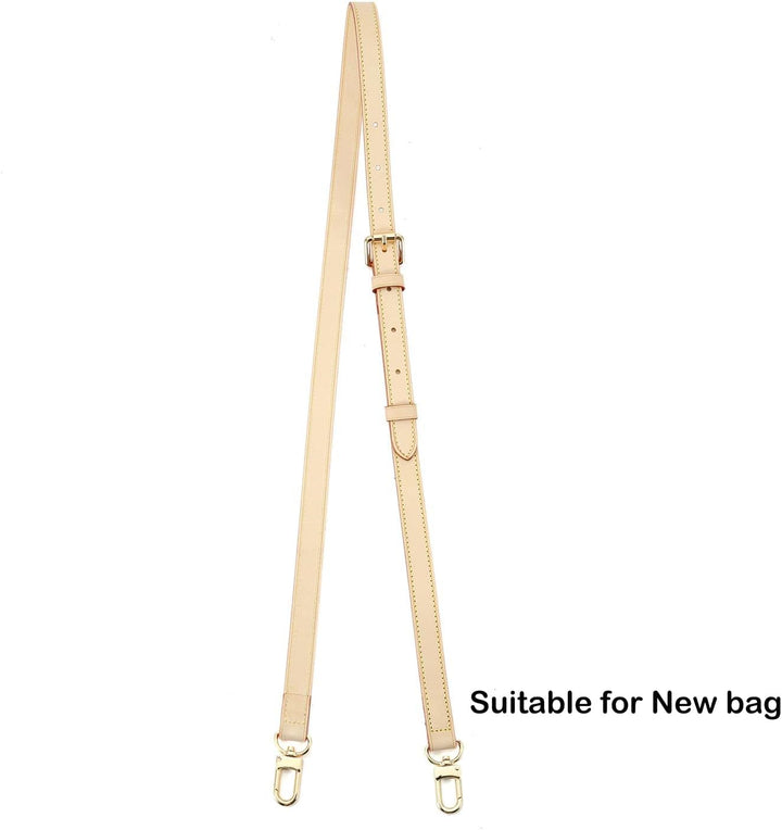 Senral Schulterriemen für Taschen Non Tanned Vachetta Riemen Leder Crossbody Strap Ersatz 41&