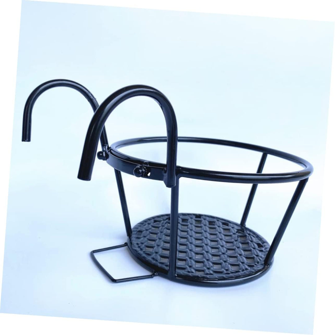 OFFSCH 1stück Abnehmbarer Blumentopf Halter Aus Schmiedeeisen Hängeregal Für Balkon Garten Und Terra