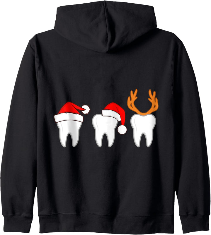 Zahnarzt Weihnachten Zahnarzthelferin Zähne Adventszeit Kapuzenjacke