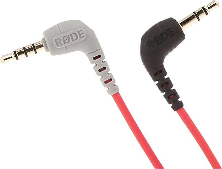 Rode VideoMicro kompakt On Camera Microphone - sortierte Farben & Rode Anschlusskabel auf Handy (0,4