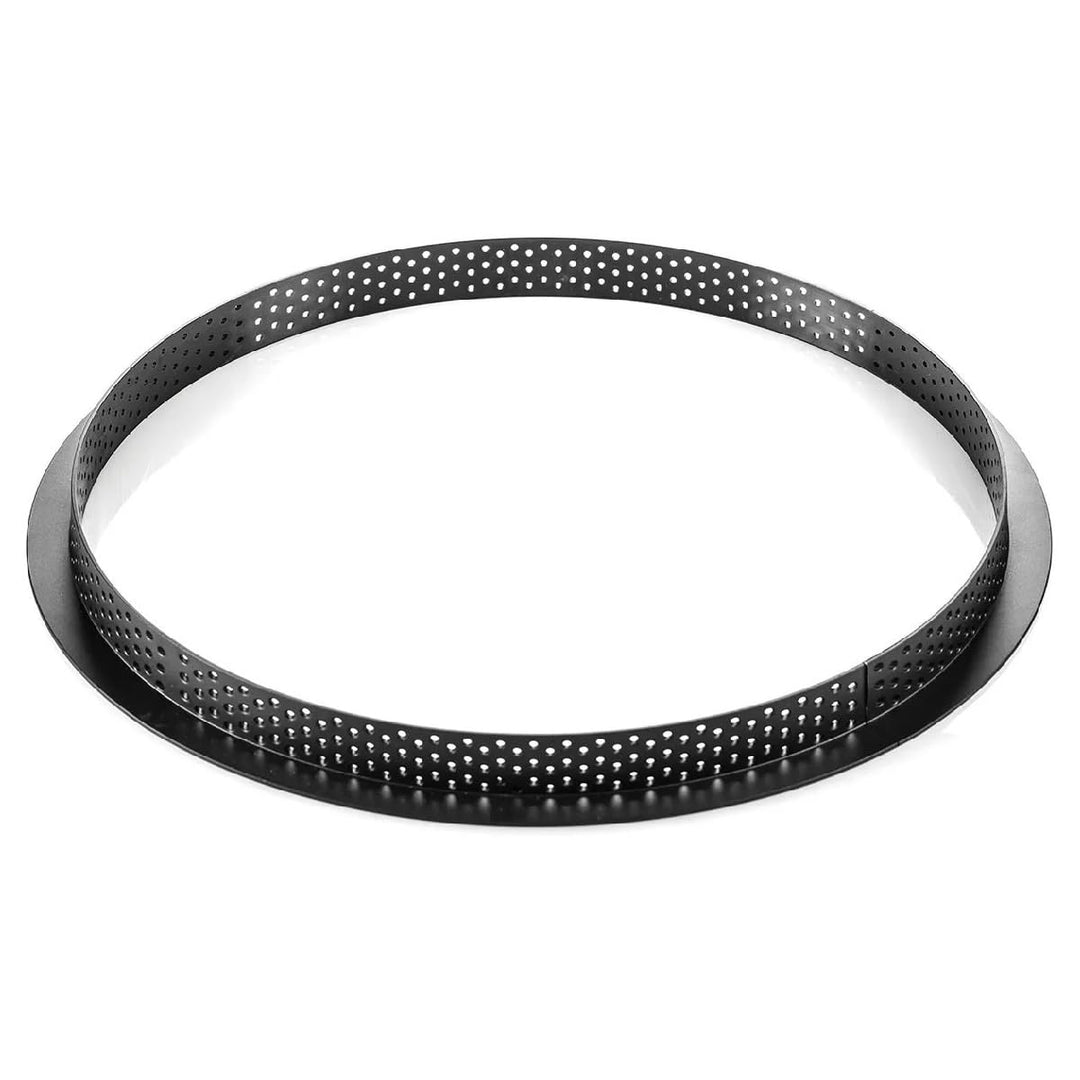 Silikomart Tarte-Ring 210" Hitzebeständiger perforierter Kunststoff Schneidring 8,26 Zoll Durchmesse