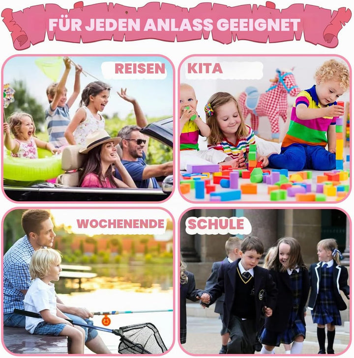 VASCHY Leichter Rucksack für Jungen und Mädchen, 11,5 l, wasserabweisend, mit reflektierendem Brustg
