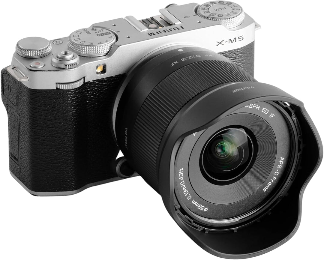 VILTROX 9mm f2.8 XF, AF 9mm F2.8 Air X Mount Objektiv für Fuji, Autofokus APS-C Ultraweitwinkelobjek