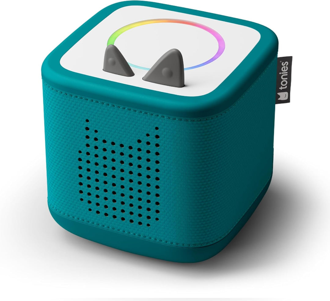 tonies Toniebox 2 Bundle Incl. Die Neue Häschenschule - Ostern, Meeresgrün, Audioplayer für Hörbüche