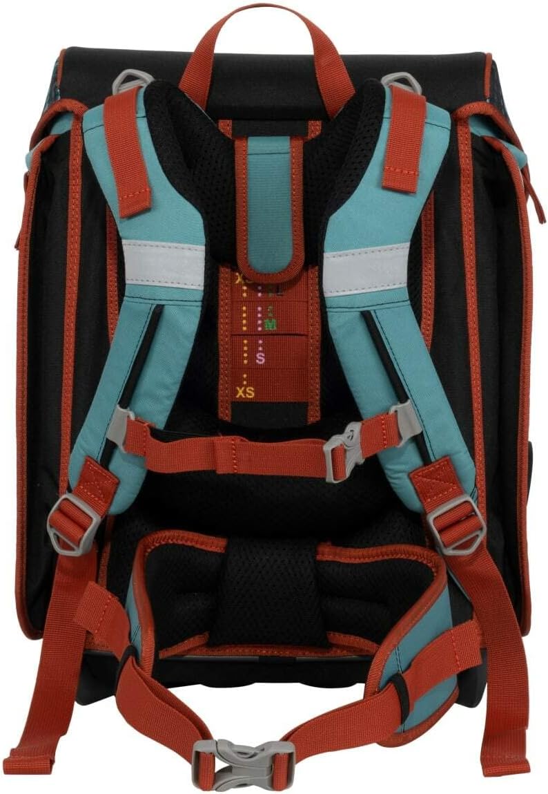 DerDieDas Schulranzen Set 5-tlg. Ergoflex MAX Buttons Polar