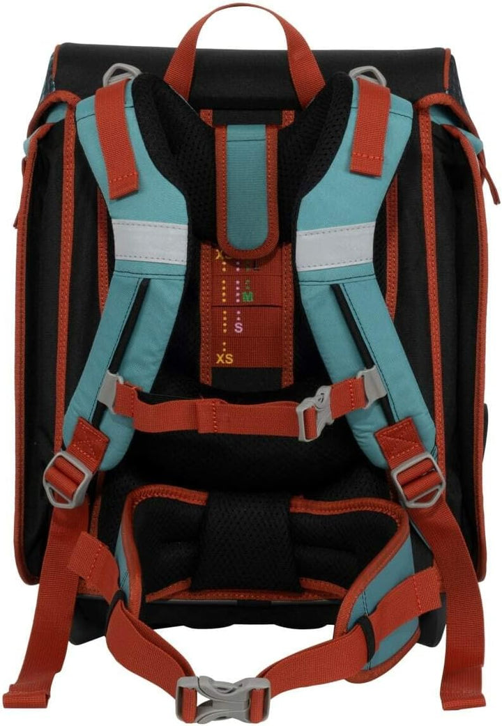 DerDieDas Schulranzen Set 5-tlg. Ergoflex MAX Buttons Polar