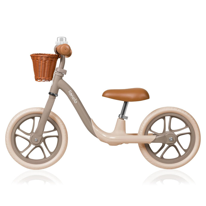 Lionelo Alex Plus Kinderlaufrad bis 30 kg, ab 3 Jahren, Eva-Schaumstoffräder 30,5 cm, Trittbrett Kor