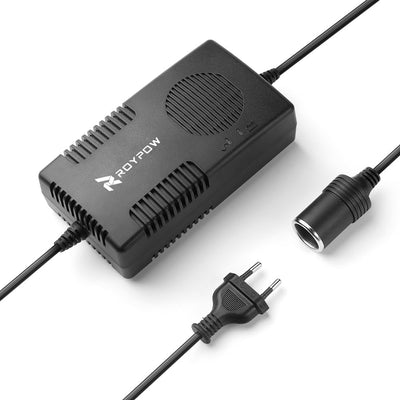 RoyPow Spannungswandler 230v auf 12v, KFZ-Netzteil 12V 10A mit Zigarettenanzünder Buchse, 120W (Max.