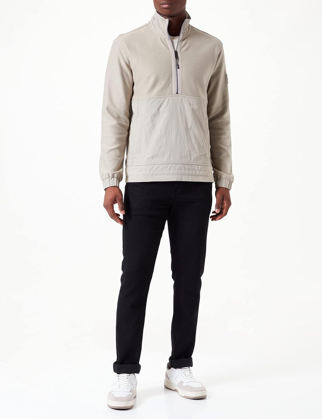 BOSS Herren Zetwill Shirt M Open Grey, M Open Grey