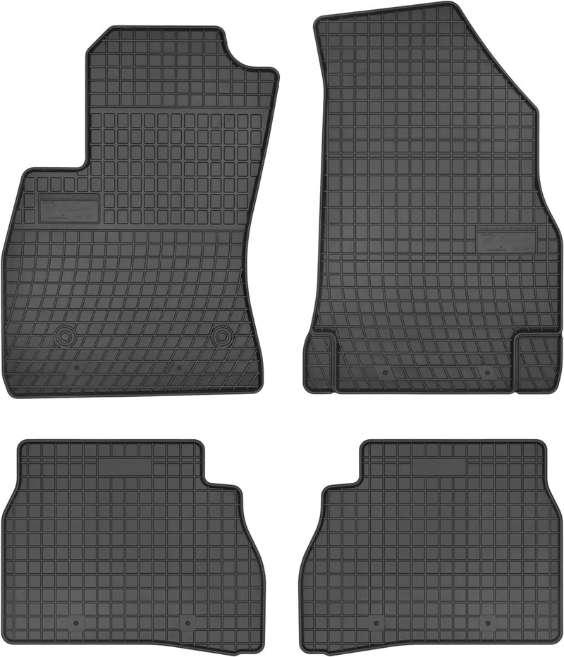 M MOTOS Gummimatten Auto Fussmatte passt für FIAT Doblo II 2010-2020 Verbessern Sie Ihren Reisekomfo