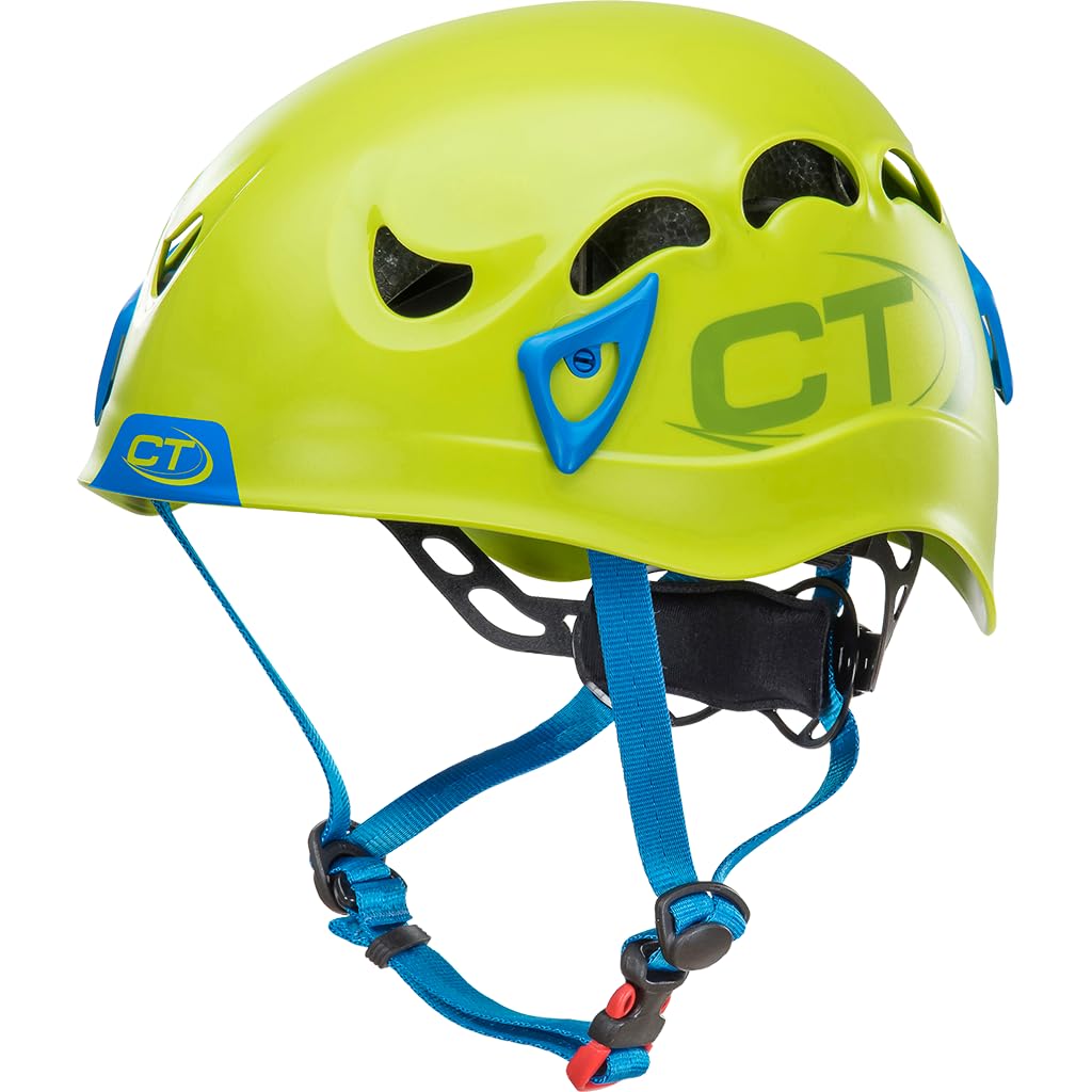 Climbing Technology Galaxy Helm Unisex Erwachsene, Unisex Regolabile da 50-61 Cm Verde/Azzurro, Rego