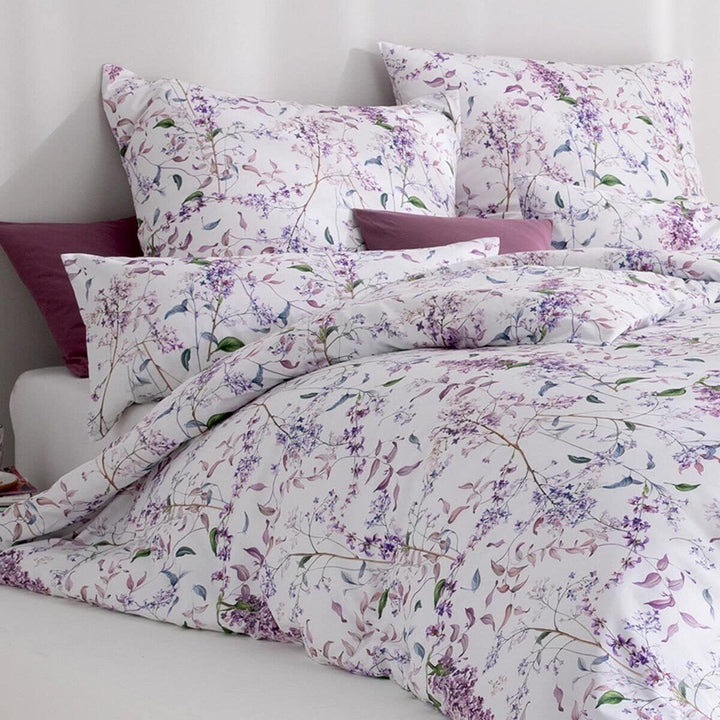 ESTELLA Atelier Mako-Satin Bettwäsche Sybille Farbe Lilac Grösse 135x200 + 80x80 + 40x80