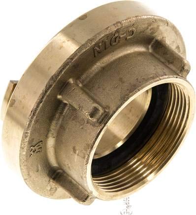 Storz-Kupplung G 2"(IG), 52-C, Messing Werkstoff:Messing Storz-Grösse:52-C Gewinde:G 2"