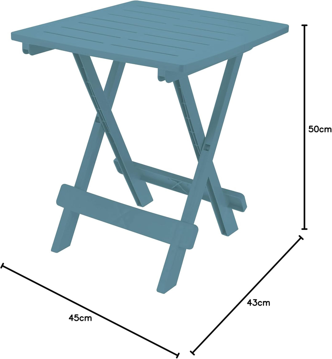 Campingtisch Klapptisch Grün zusammenklappbar 45x43x50 cm