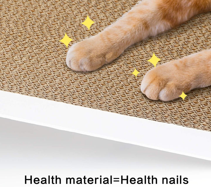LIKEA Kratzbrett für Katzen mit Katzenminze, Qualitäts-Pappe und Konstruktion Kratzmöbel, mehrere Kr