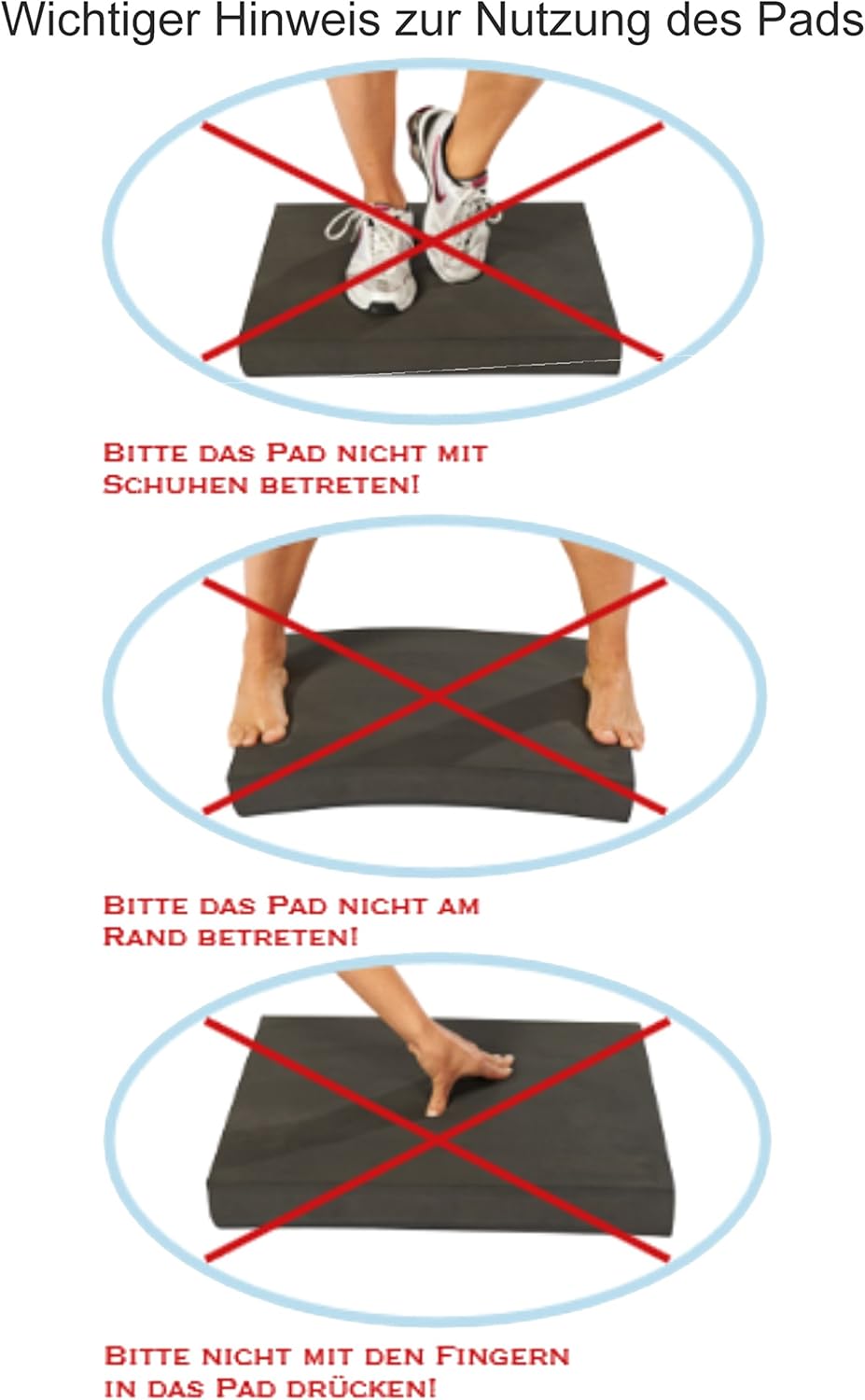 Cuatro Balance Practice Pad Anthrazit