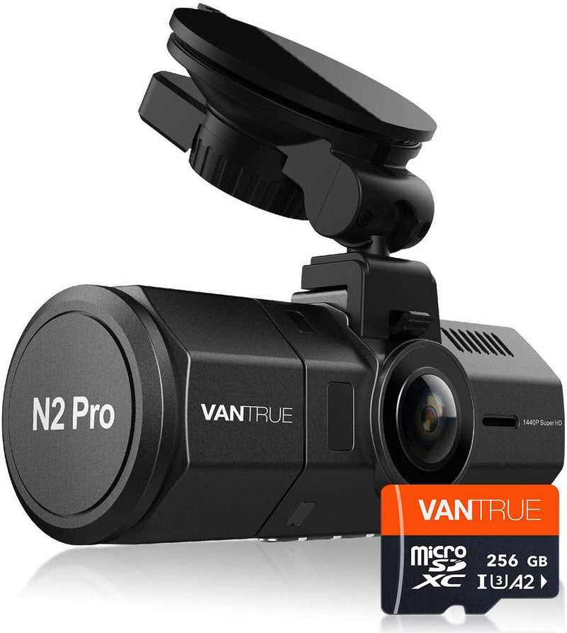 VANTRUE 256GB microSD Speicherkarte, A2 UHS-I U3 4K, inkl. Adapter, Kompatibel mit Dashcam, Smartpho