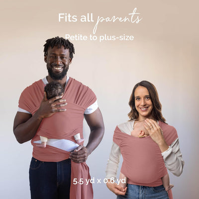Boba Baby Tragetuch Neugeborene - Elastisches Babytragetuch und Stilltuch für Unterwegs - Einfach zu