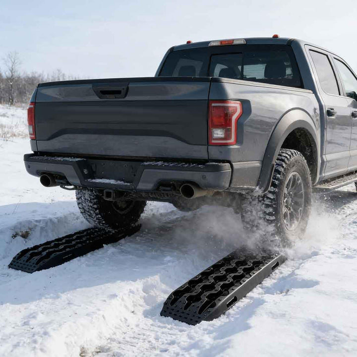 2 Stücke Sandbleche Sandboard SandbretterTraktionshilfe Anfahrhilfe Recovery Board Offroad Tracks Ge