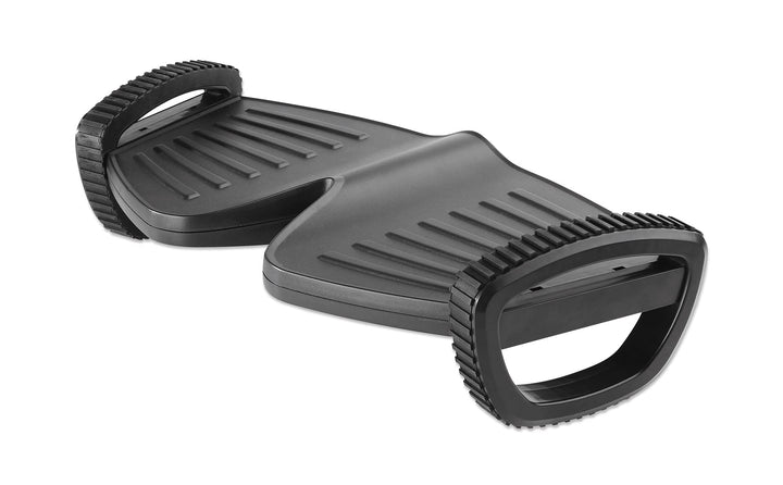 Manhattan 462181 Ergonomische Fussstütze mit Schwingfunktion, Schwarz