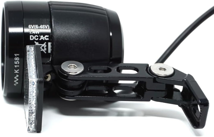 CBK-MS E-Bike Beleuchtung LED Scheinwerfer nach StVZO 100 Lux 6-48 Volt Lampe