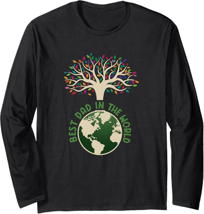 Der beste Papa der Welt Alles Gute zum Vatertag von Tochter Langarmshirt