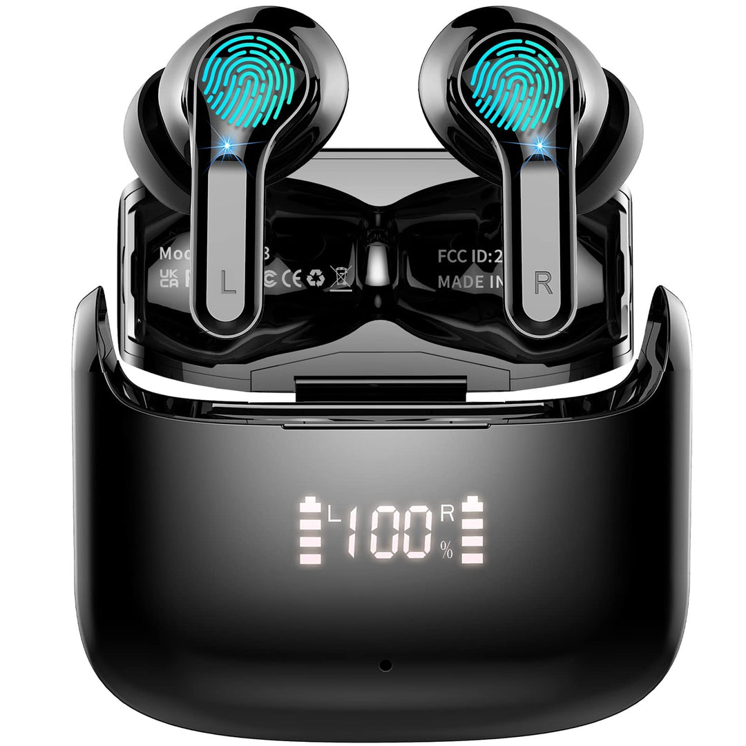 Bluetooth Kopfhörer, Kopfhörer Kabellos Bluetooth 5.3 In Ear Kopfhörer mit 4 ENC Mikrofon, 2023 Neue