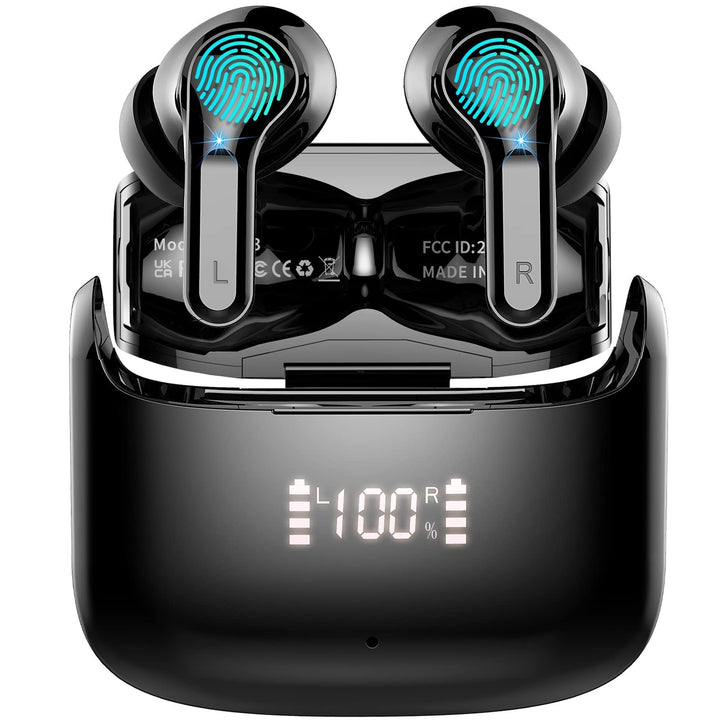 Bluetooth Kopfhörer, Kopfhörer Kabellos Bluetooth 5.3 In Ear Kopfhörer mit 4 ENC Mikrofon, 2023 Neue