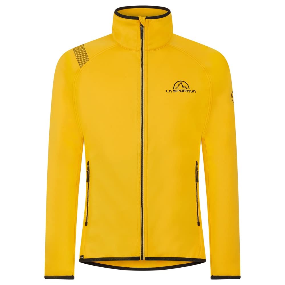 LA SPORTIVA Promo Fleece Sweatshirt M Yellow/Black (100999, M Yellow/Black (100999