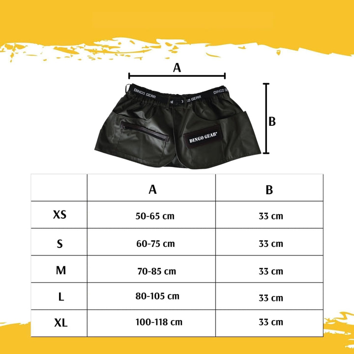 Dingo Gear Trainingsgürtel Arbeitskirt Schutzbekleidung Agility Trainer Helfer Ipo Sporthund M Schwa