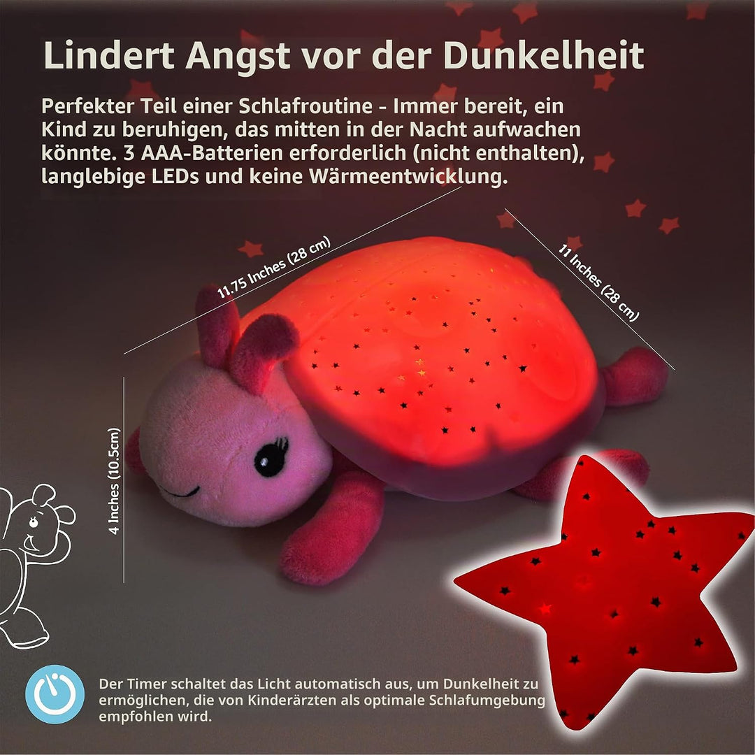 Cloud b Beruhigendes Nachtlicht Sternenprojektor | Sternenhimmel Projektor Kinder mit 3 Farben & 8 S