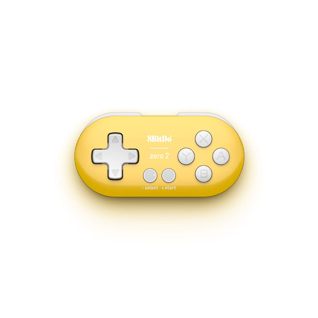 8Bitdo Zero 2 Bluetooth Gamepad For Switchpcmacosandroid (Yellow Edition) [
