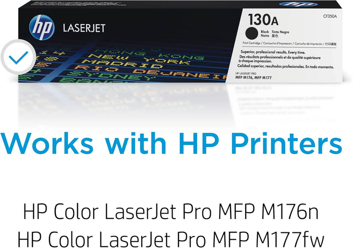 HP 130A Original Toner (geeignet für HP Color Laserjet Pro M176n, HP Color Laserjet Pro M177fw) schw