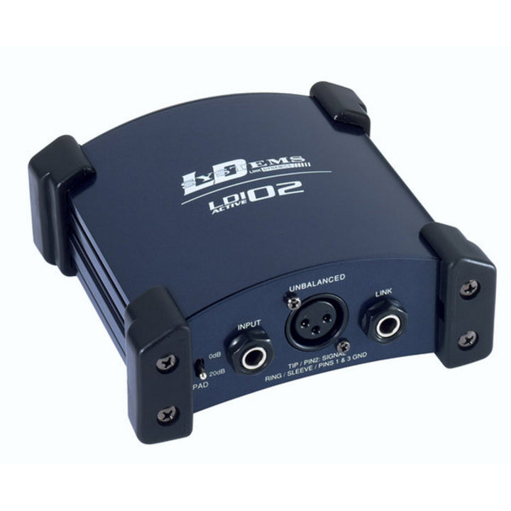 LD Systems LDI 02 - DI Box aktiv, Blau