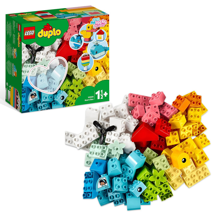 LEGO DUPLO Classic Mein erster Bauspass, Bausteine-Box, Konstruktionspielzeug, Lernspielzeug zur Ent